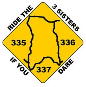 3s4 Route sign